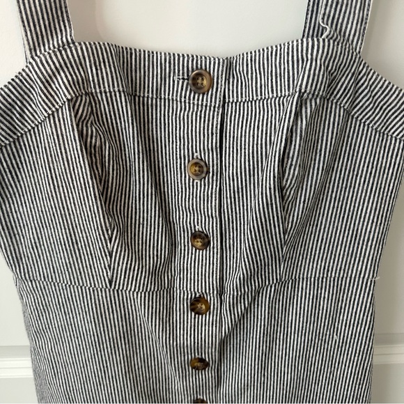 Hollister Button Front Striped Dress - Picture 2 of 4